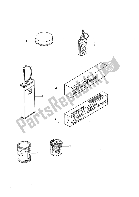 Toutes les pièces pour le Optionnel du Suzuki VS 1400 Glpf Intruder 1990