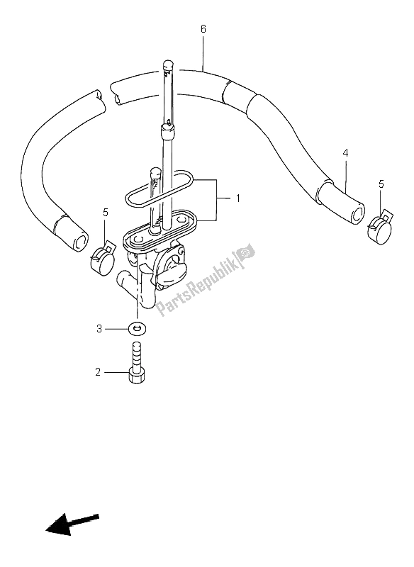 Todas las partes para Grifo De Combustible de Suzuki VS 600 Intruder 1997