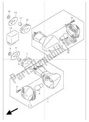 richtingaanwijzer lamp (gsf1200-z)