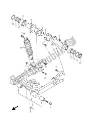 bras oscillant arrière (lt-a400fz)