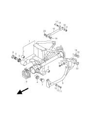 bras oscillant arrière