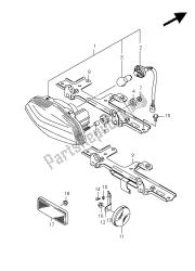 luz de combinación trasera