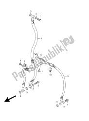 flexible de frein avant (gsx650fu e21)