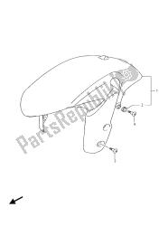 guardabarros delantero (gsx-r600uf)