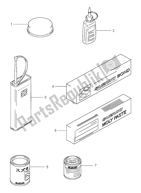 Tutte le parti per il Opzionale del Suzuki LS 650 Savage 2002
