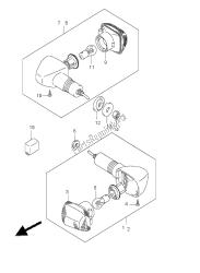 TURN SIGNAL LAMP (E24 F.NO.100196)