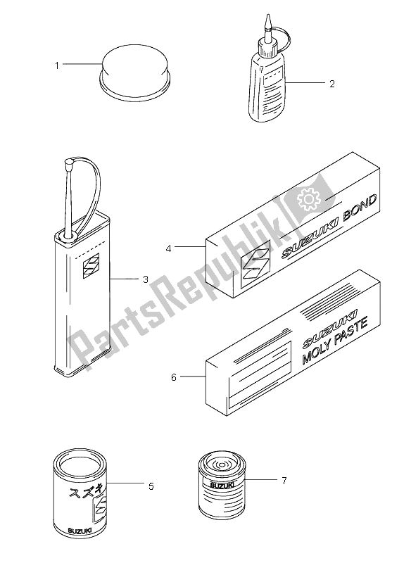 All parts for the Optional of the Suzuki SV 650 NS 2004