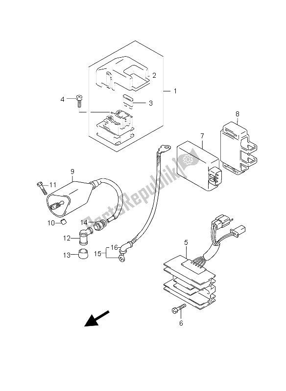 All parts for the Electrical of the Suzuki GZ 125 Marauder 2005