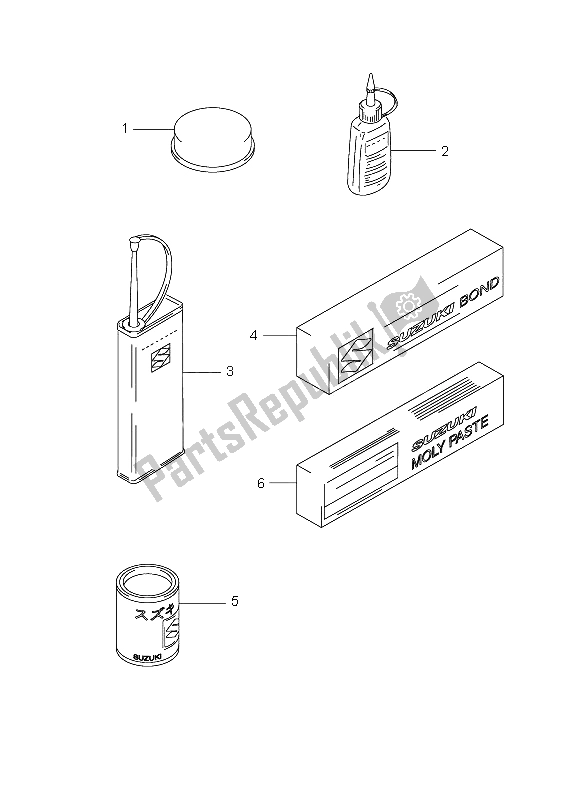 All parts for the Optional of the Suzuki GSX 1300 BKA B King 2008