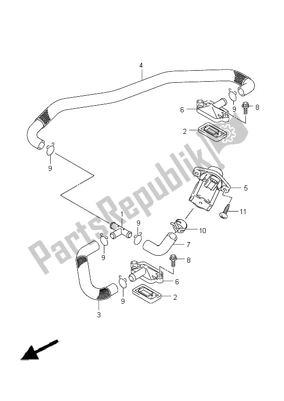 Wszystkie części do Drugie Powietrze Suzuki VZ 1500 Intruder 2009