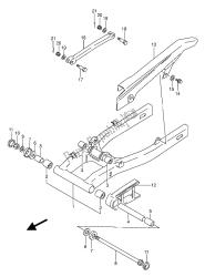 bras oscillant arrière