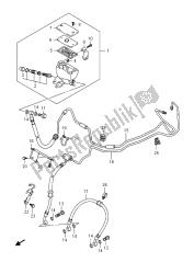 FRONT BRAKE HOSE (GSX1300RAUF E19)