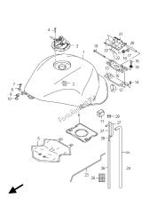 réservoir de carburant (gsx1300r e24)