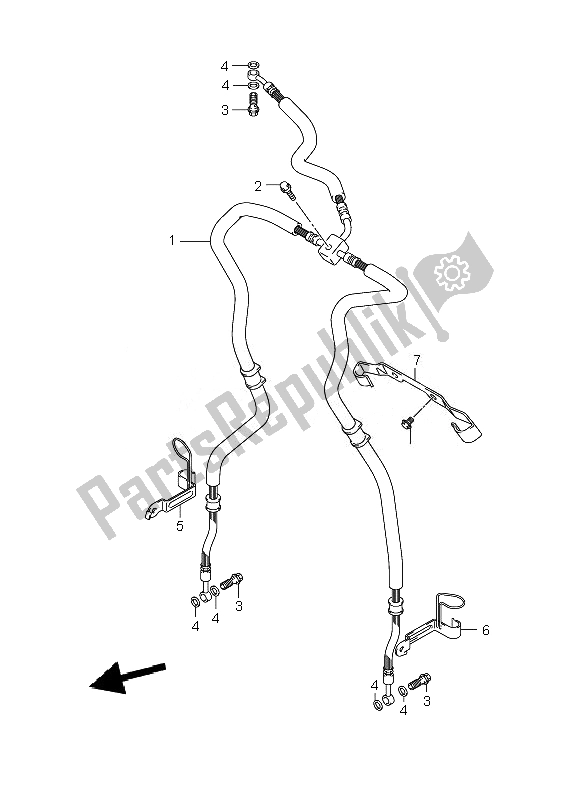 Toutes les pièces pour le Flexible De Frein Avant du Suzuki VZR 1800 RZ M Intruder 2007