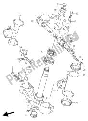 support de fourche avant (dr-z400e e24)