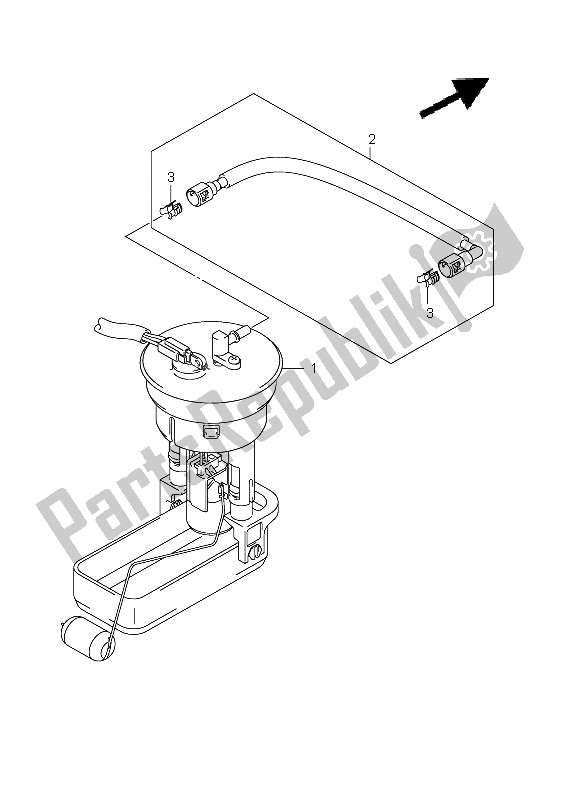 Wszystkie części do Pompa Paliwowa Suzuki LT A 500 XZ Kingquad AXI 4X4 2012