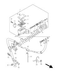 maître-cylindre d'embrayage (gsf650s-su-sa-sua)