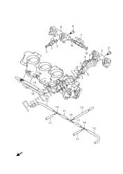 THROTTLE BODY HOSE & JOINT (GSX1300RA E19)