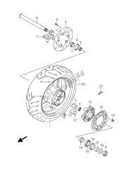 REAR WHEEL (GSX-R750X)