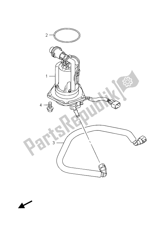 Todas las partes para Bomba De Combustible de Suzuki RMX 450Z 2015