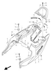 cubierta trasera del asiento (sv650-u)