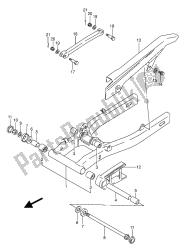 bras oscillant arrière