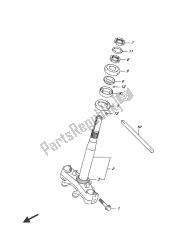 vástago de dirección