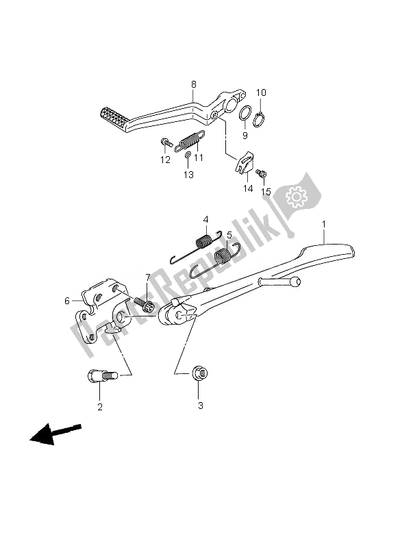 Tutte le parti per il In Piedi del Suzuki GSR 600A 2007