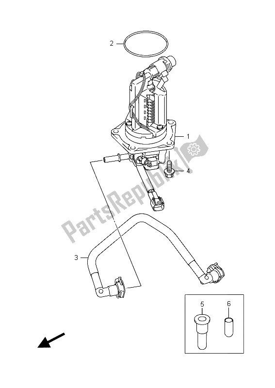 Tutte le parti per il Pompa Di Benzina del Suzuki RM Z 250 2015