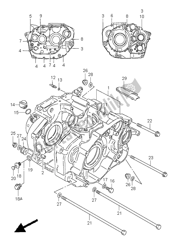 Alle onderdelen voor de Carter van de Suzuki LS 650 Savage 2003