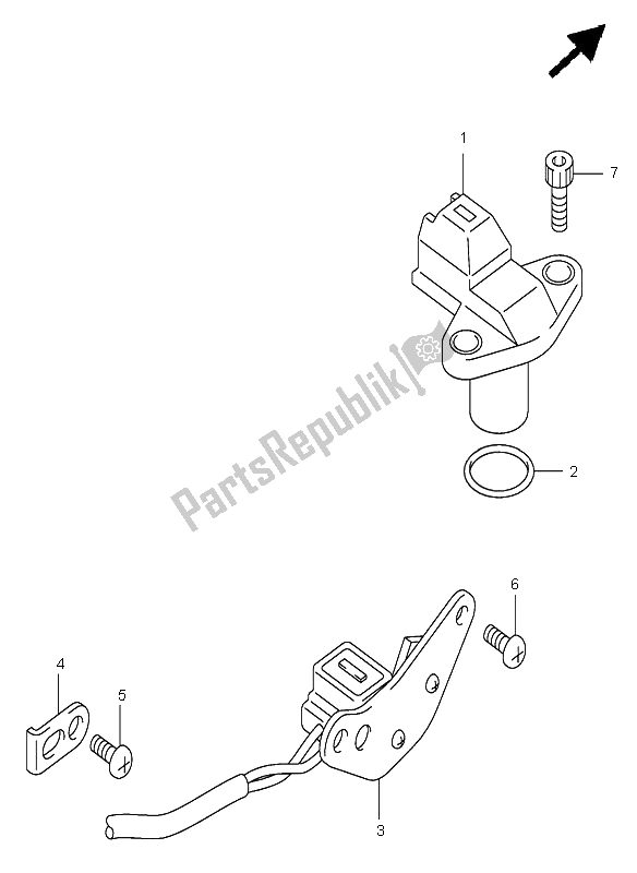 Todas las partes para Generador De Señales de Suzuki GSX R 750 2002