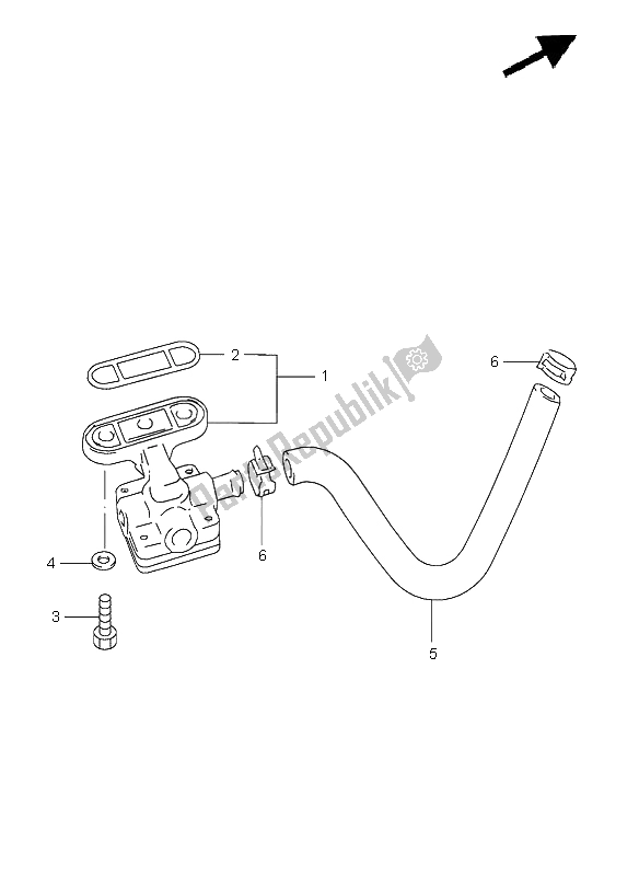 Tutte le parti per il Rubinetto Del Carburante del Suzuki GSX R 600 1997