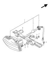 luz de combinación trasera (lt-a400f p33)