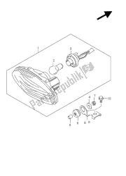 REAR COMBINATION LAMP (LT-A500X P24)