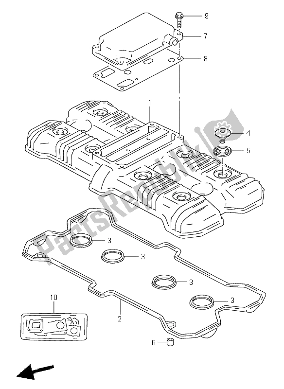 Wszystkie części do Cylinder Suzuki GSX R 1100W 1995