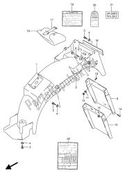 REAR FENDER & LABEL