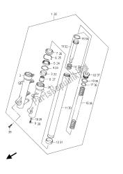 ammortizzatore forcella anteriore (an400za e2)