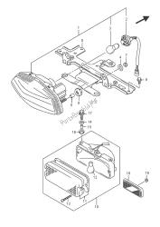 luz de combinación trasera