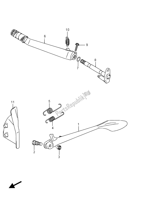 Todas las partes para Soporte (vzr1800uf E19) de Suzuki VZR 1800 BZ M Intruder 2015