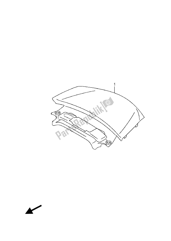 Alle onderdelen voor de Hoezen Set Bijrijder (optioneel) (an650z) van de Suzuki AN 650Z Burgman Executive 2015