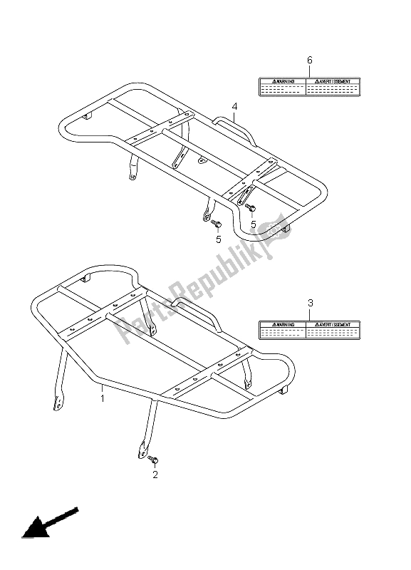 Todas las partes para Soporte (lt-a500xp P28) de Suzuki LT A 500 XPZ Kingquad AXI 4X4 2011