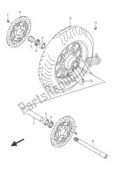 koło przednie (vlr1800uf e19)