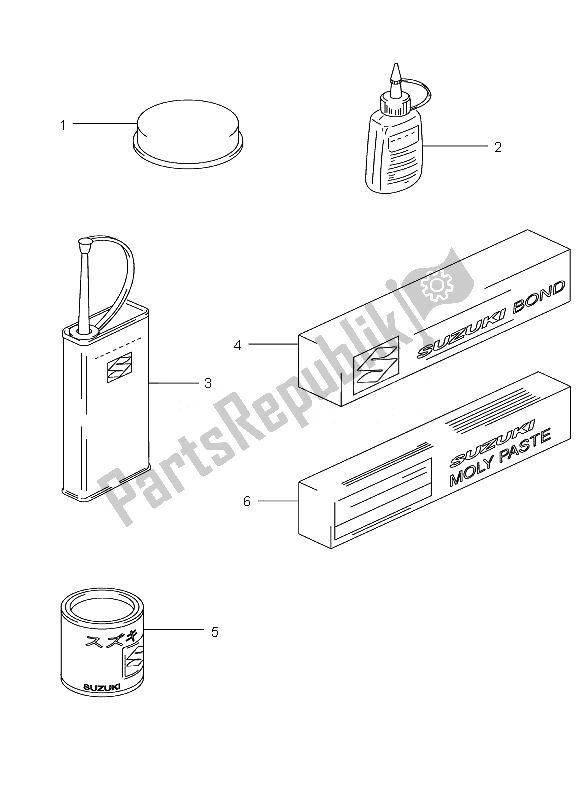 All parts for the Optional of the Suzuki GSX R 1000Z 2010