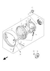 conjunto de faros (vl800 e24)