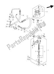 pompa freno posteriore (gsf650a-ua-sa-sua)