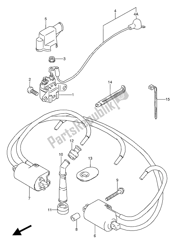 Todas las partes para Eléctrico de Suzuki GSX 600 FUU2 1992