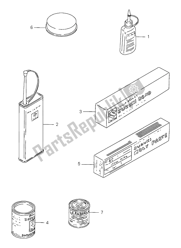 All parts for the Optional of the Suzuki DR 650 SE 1999