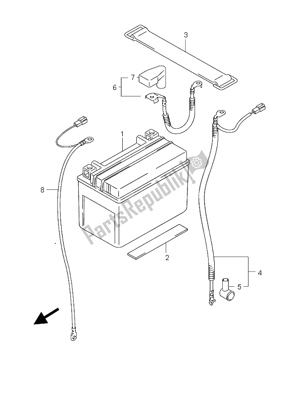 Wszystkie części do Bateria Suzuki UH 125 Burgman 2005