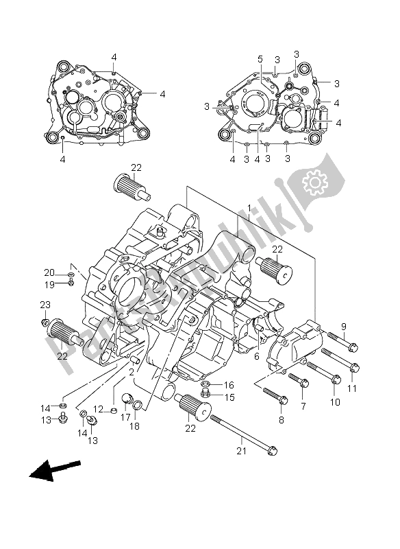 Alle onderdelen voor de Carter van de Suzuki LT Z 250 Quadsport 2006