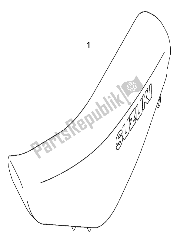 All parts for the Seat of the Suzuki RM 85 SW LW 2006